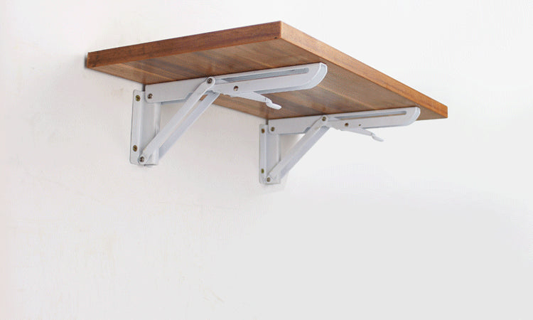 Maliben | Wall-Mounted Foldable Shelf Organizer Bracket
