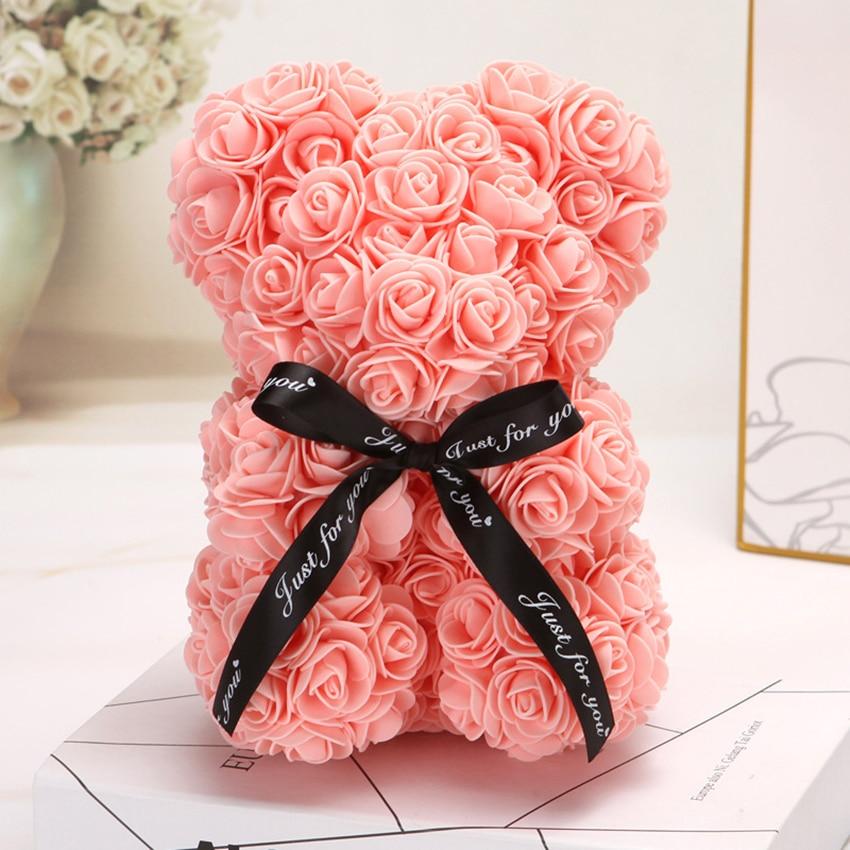 Maliben | Rose Bear Uk | Handmade Luxury Flower Rose Love Teddy Bear