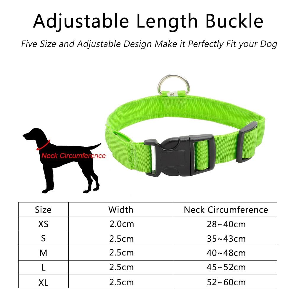 Maliben | Light Up Dog Collar - Flashing Dog Collar