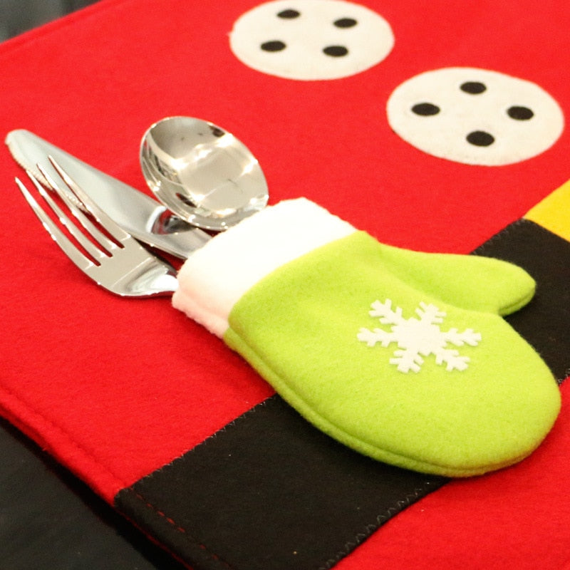 Maliben | Ho-Ho-Ho Santa Table Mats