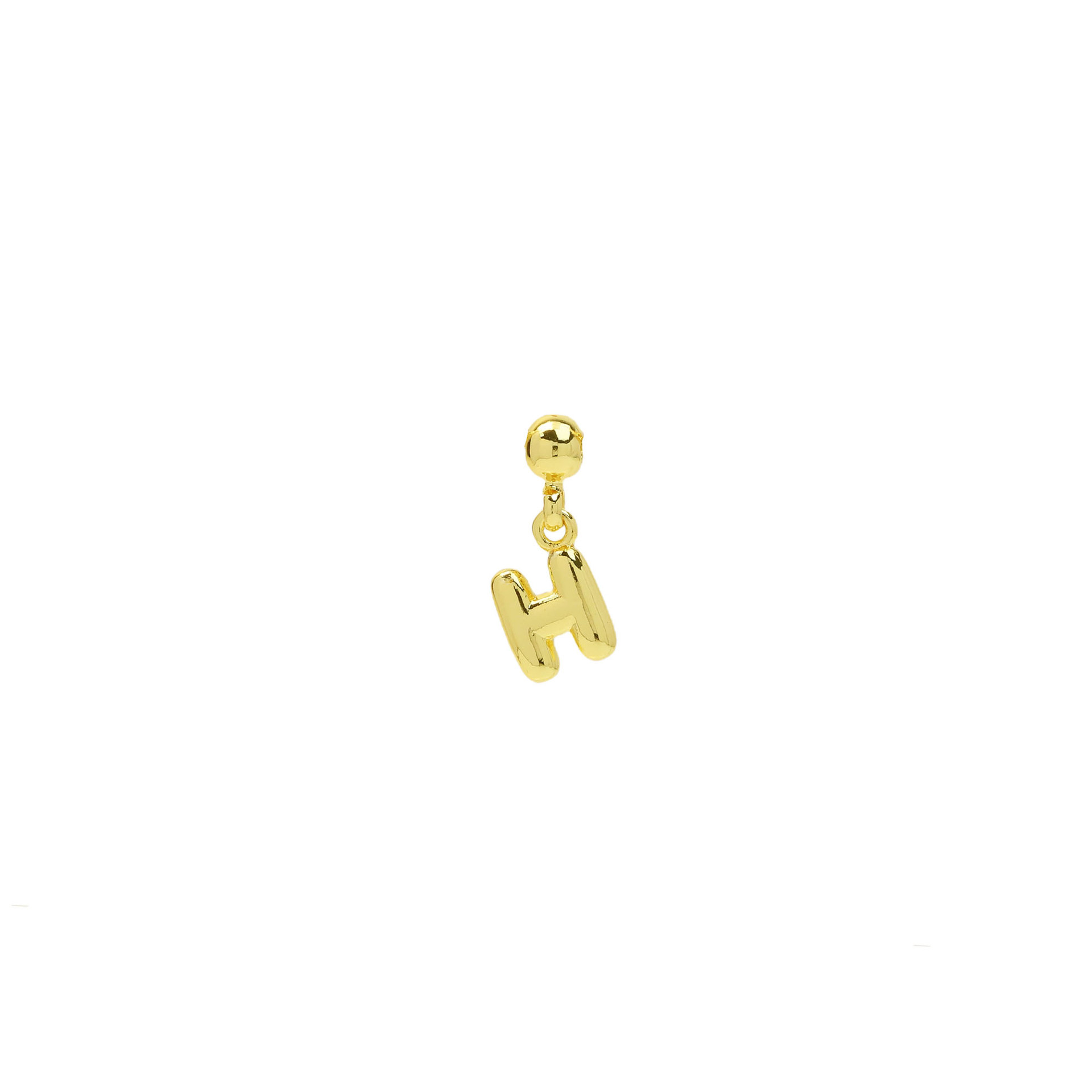 Maliben | Dainty Satellite Bubble Letter Name Necklace