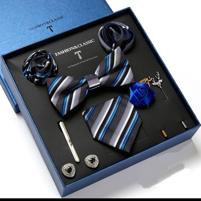 Maliben | Men Tie Set Luxury Gift Box