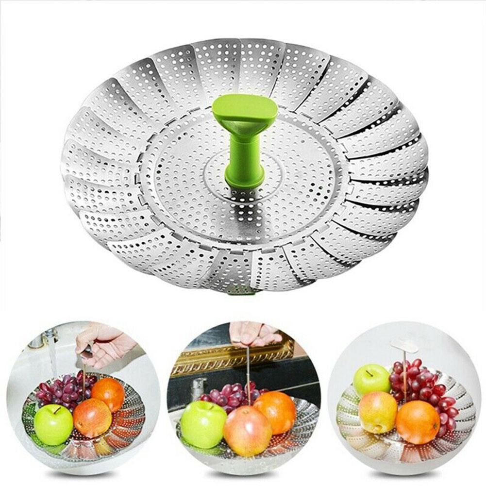 Maliben | Stainless Steel Foldable Steamer Basket