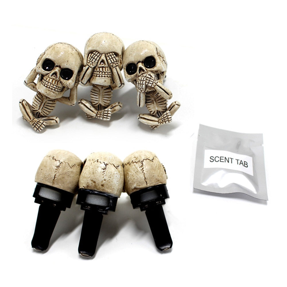 Maliben | Creative Flower Skull Car Air Freshener
