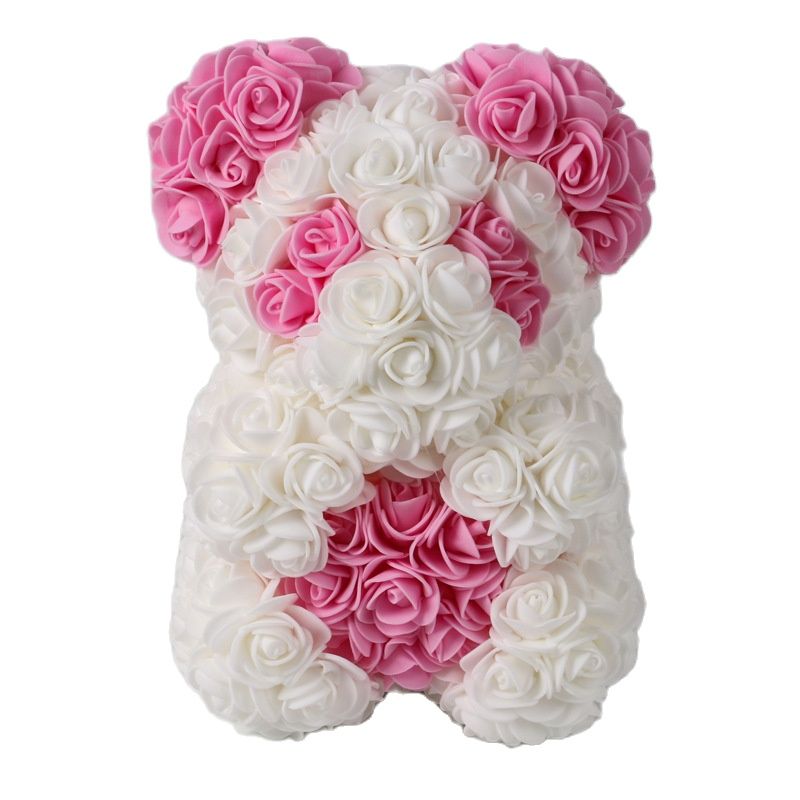 Maliben | Artificial Rose Flowers Teddy Bear