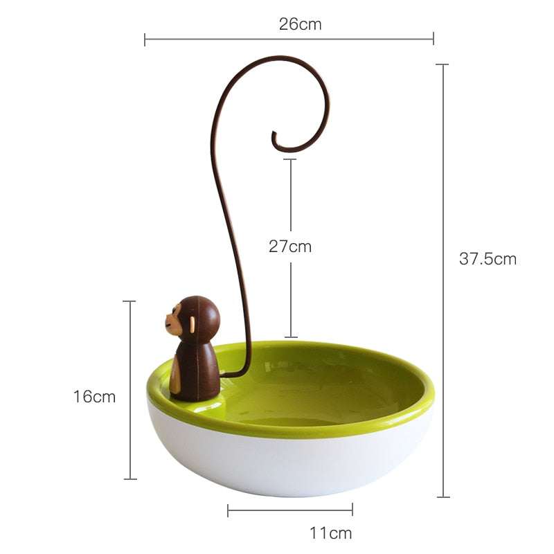 Maliben | Monkey Shape Kitchen Banana Hanger Stand