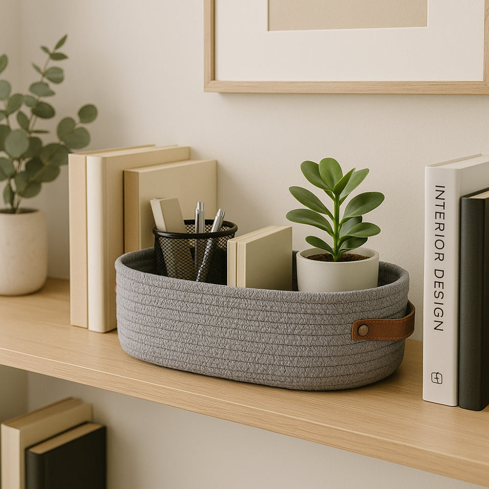 Maliben | Harper Woven Storage Basket Organizer