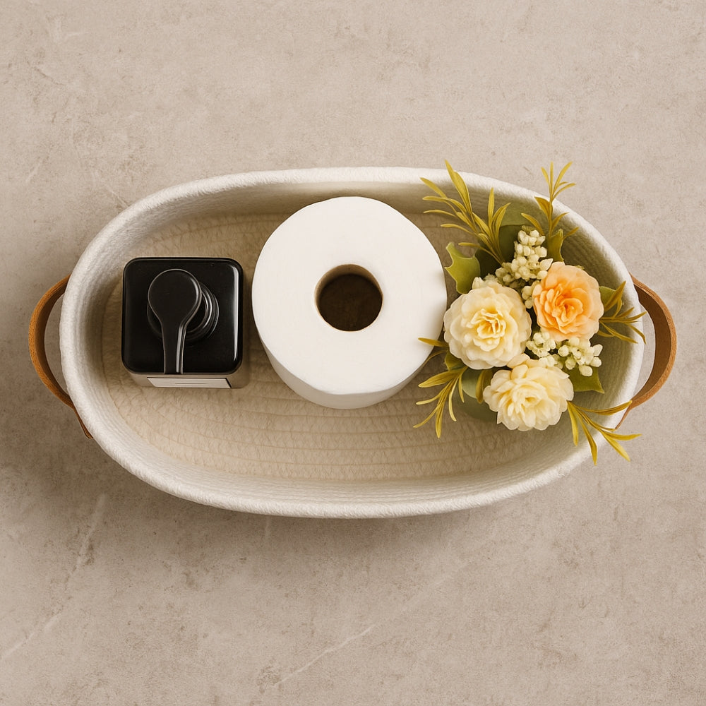 Maliben | Harper Woven Storage Basket Organizer