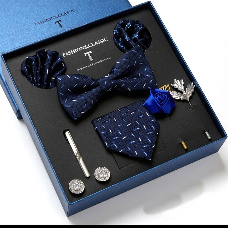 Maliben | Men Tie Set Luxury Gift Box