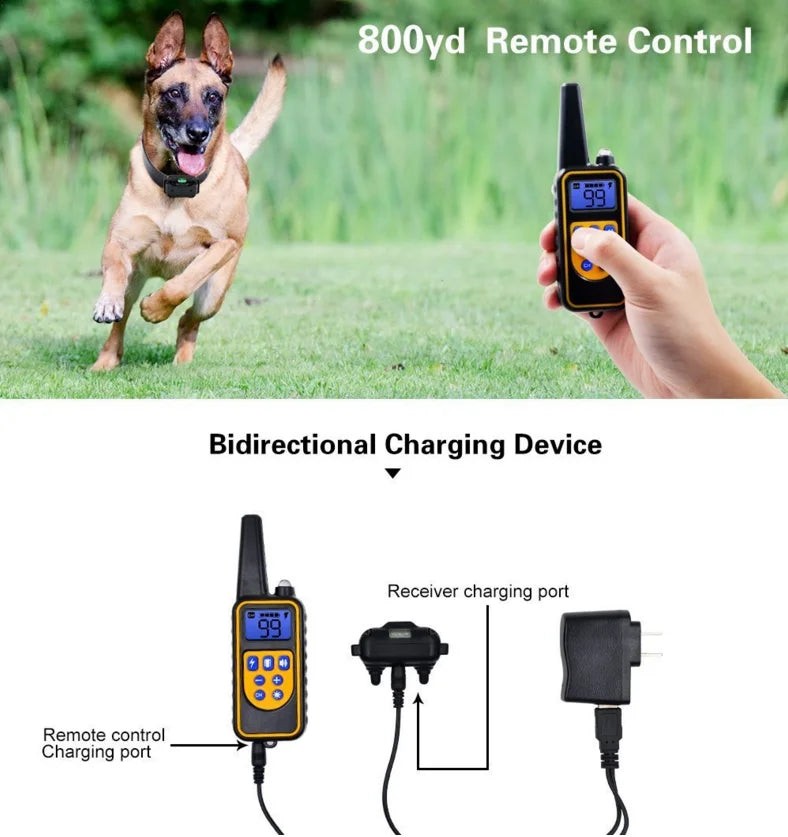 Maliben | Adjustable Electric Dog Training E-Collar – Safe, Effective Remote Control