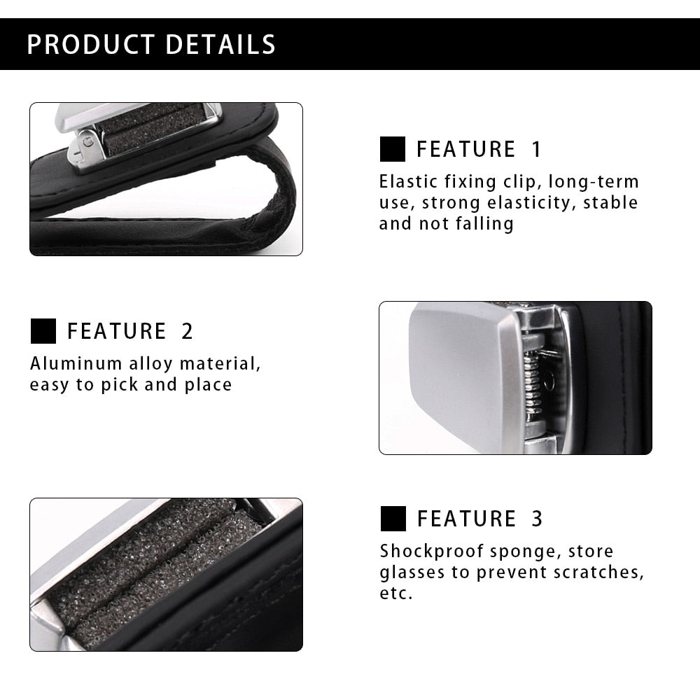 Maliben | Car Organizer Sunglasses Holder Clamp