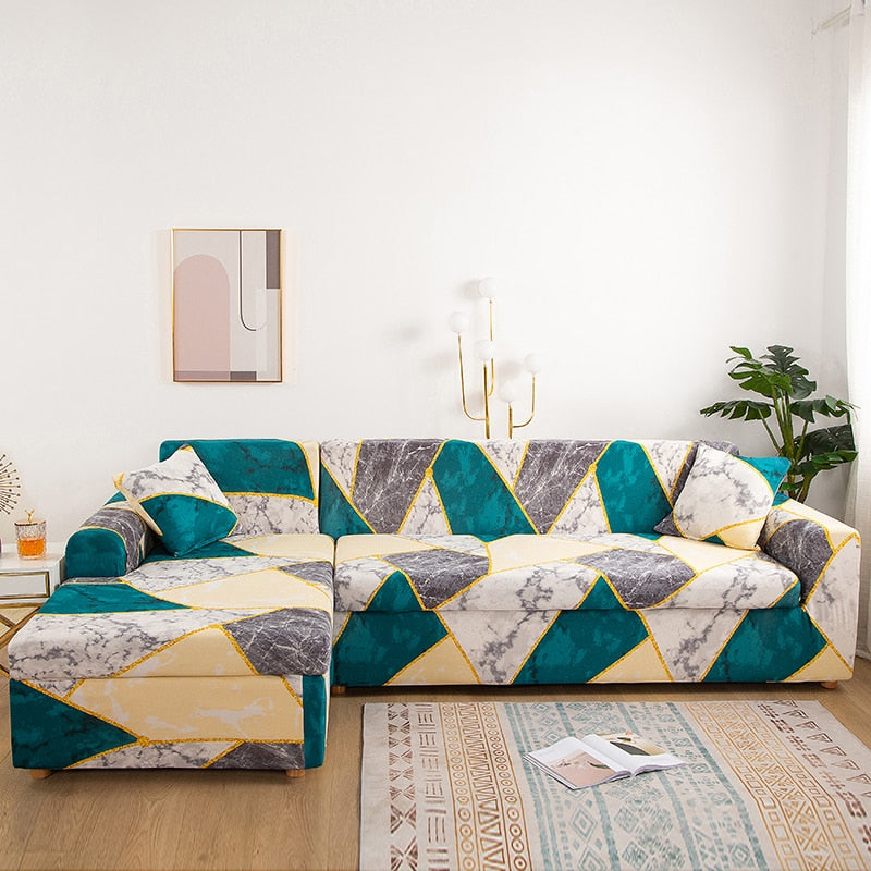 Maliben | Modern Non-slip Colorful Elastic Sofa Cover