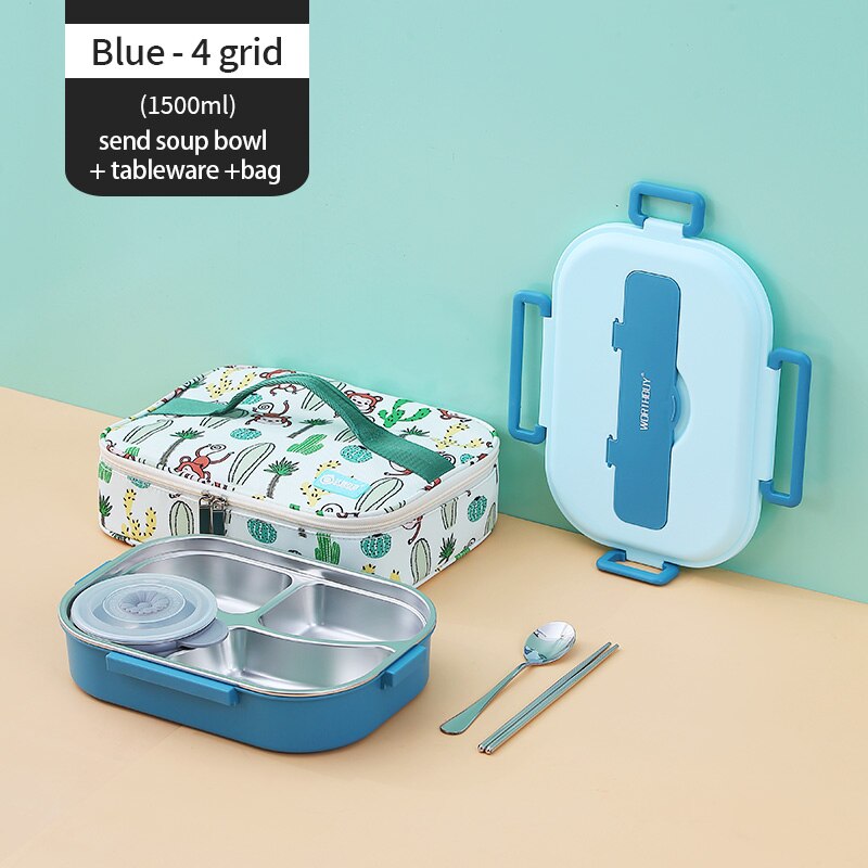 Maliben | Stainless Steel Multi Compartment Kids Lunch Box