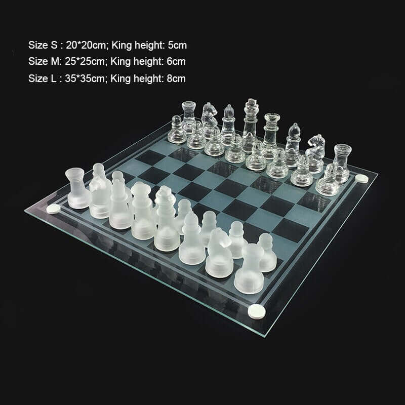 Maliben | Glass Chess Set