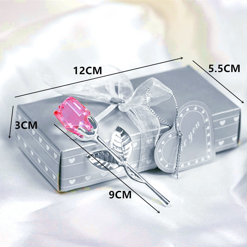 Maliben | Luxury Crystal Rose In Gift Box – Valentine's Gift For Her