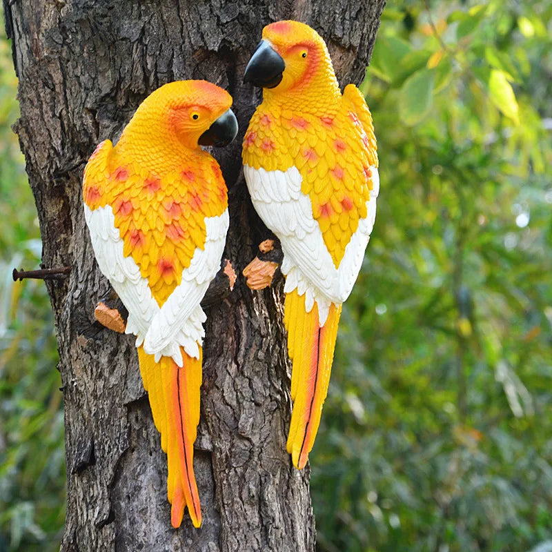 Maliben | Tropical Vibe Parrot Tree Decor