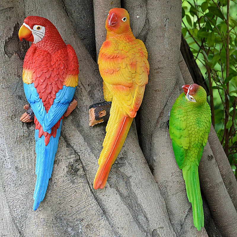 Maliben | Tropical Vibe Parrot Tree Decor