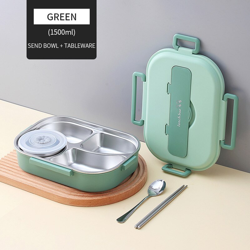 Maliben | Stainless Steel Multi Compartment Kids Lunch Box