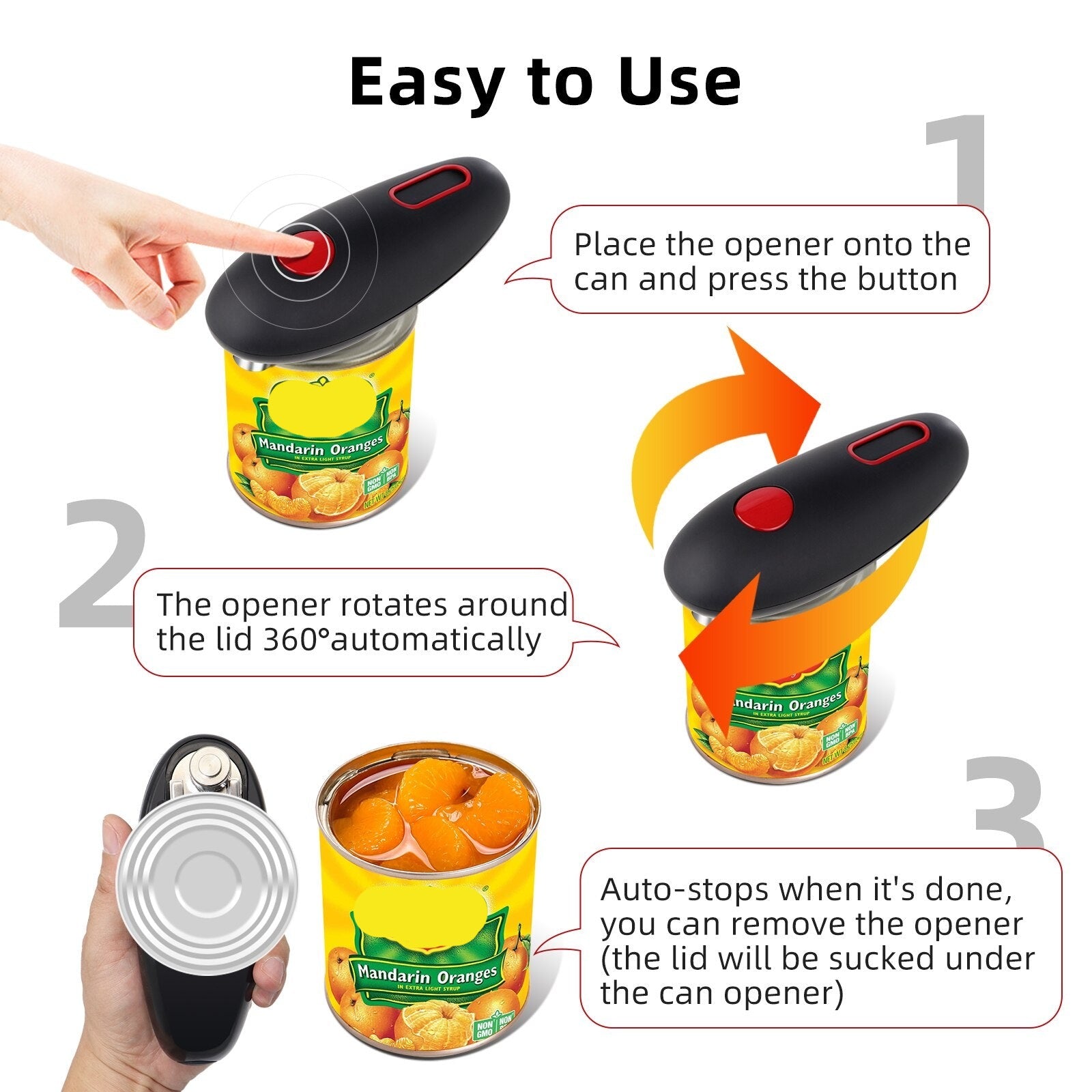 Maliben | One Touch Automatic Can Opener