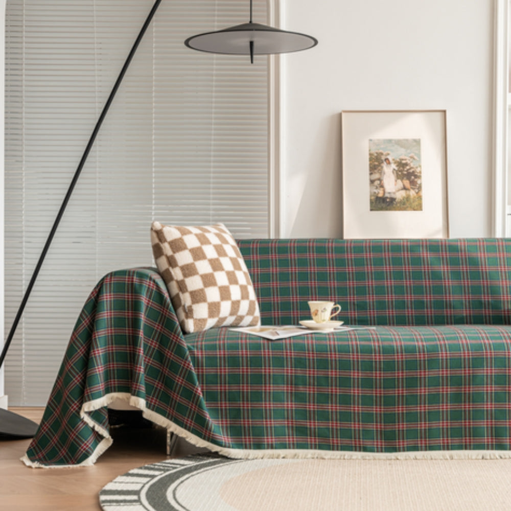 Maliben | Hearthline Cottage Plaid Sofa Cover