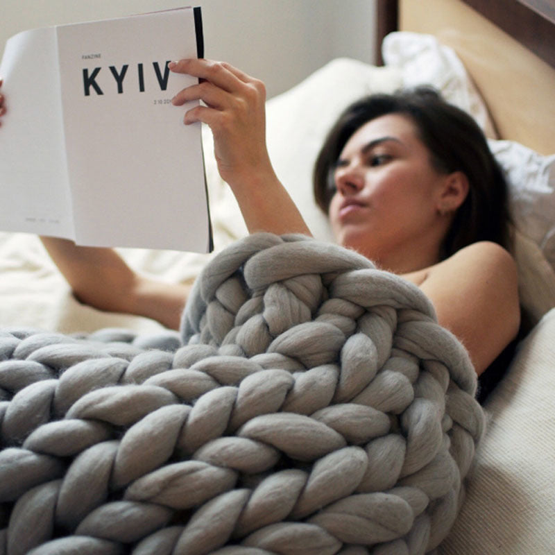 Maliben Heavy Knit Blanket