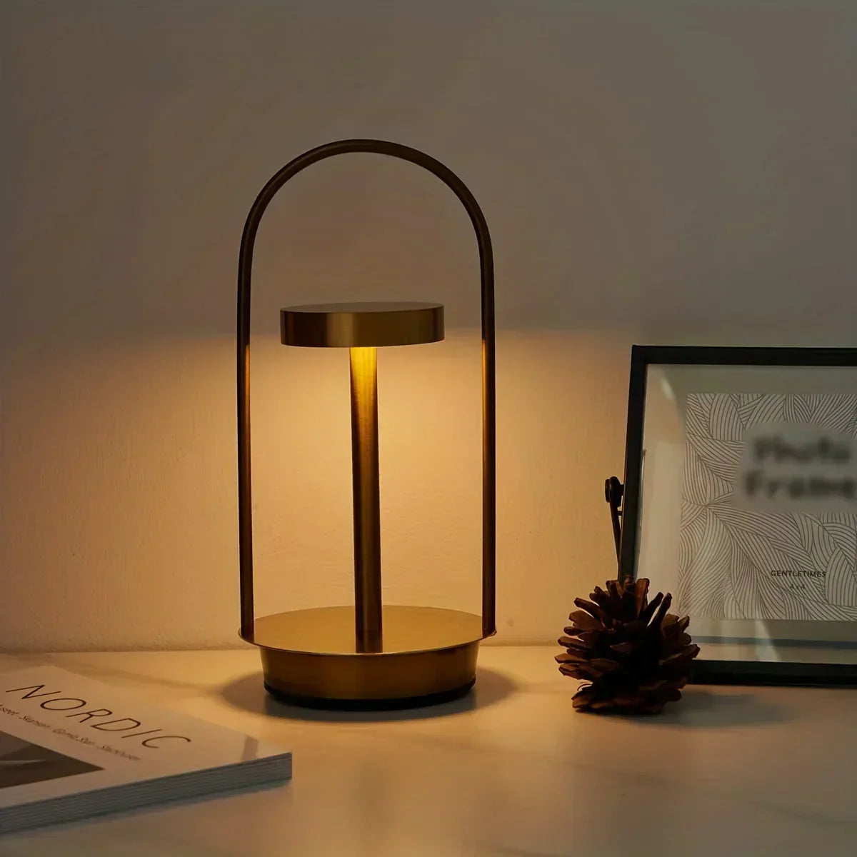 MAliben | Cordless Rechargeable Lumilight Table Lamp - Elegant PorTable table Lamp For a Refined Atmosphere