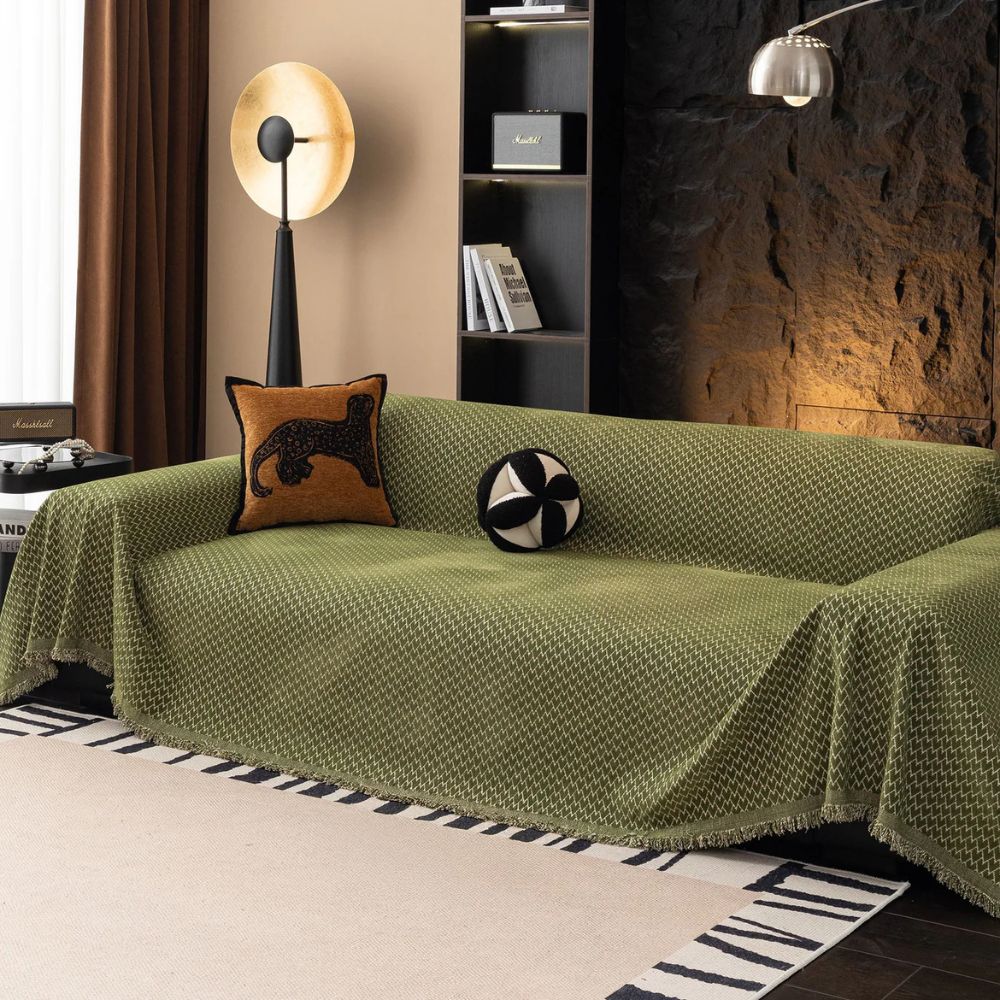 Maliben | Heritage Zigzag Sofa Cover
