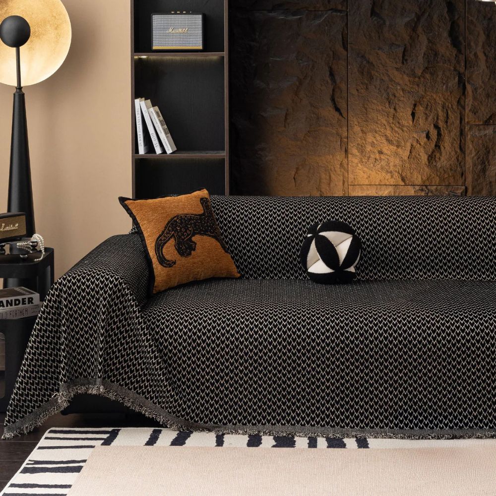 Maliben | Heritage Zigzag Sofa Cover