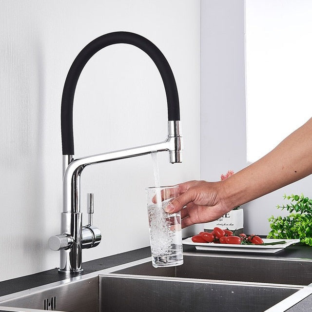 Maliben | Double Outlet Drinking Water Faucet Filtered Kitchen Faucets