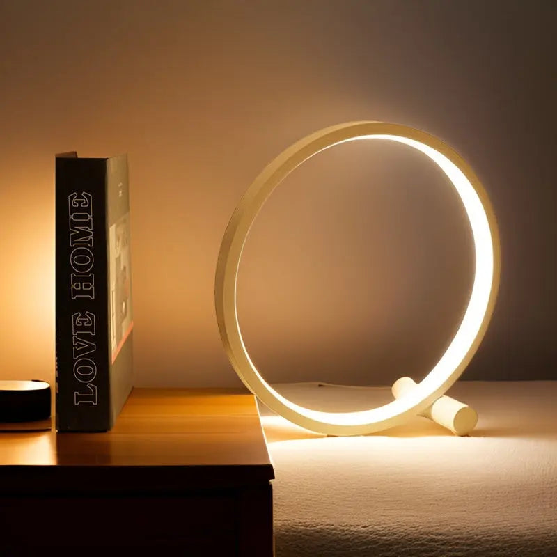 Maliben | Halo Glo Table Lamp: Elegant Led Lighting With Touch Control