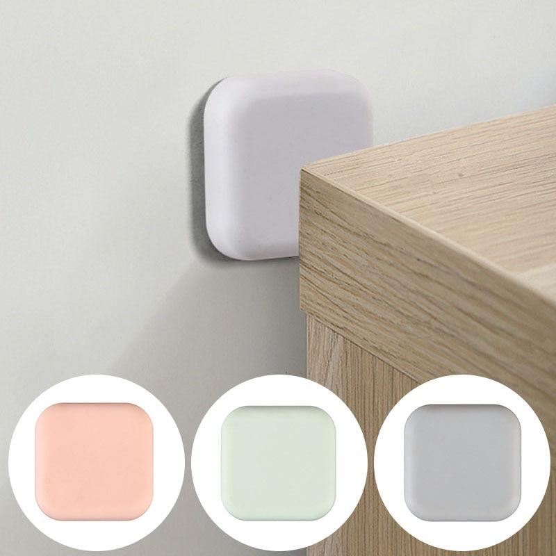 Maliben | Silicone Door Stopper Buffer with Self-Adhesive Sound-Dampening Anti-Shock Protection for DIY Wall Protection