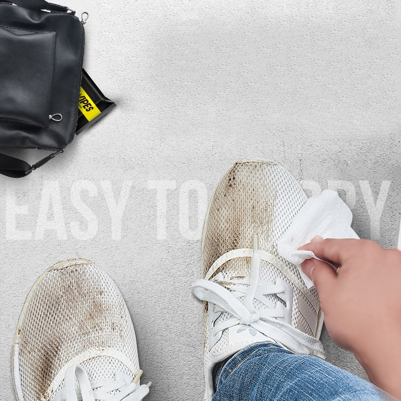 Maliben | Disposable White Shoe Cleaner Wipes