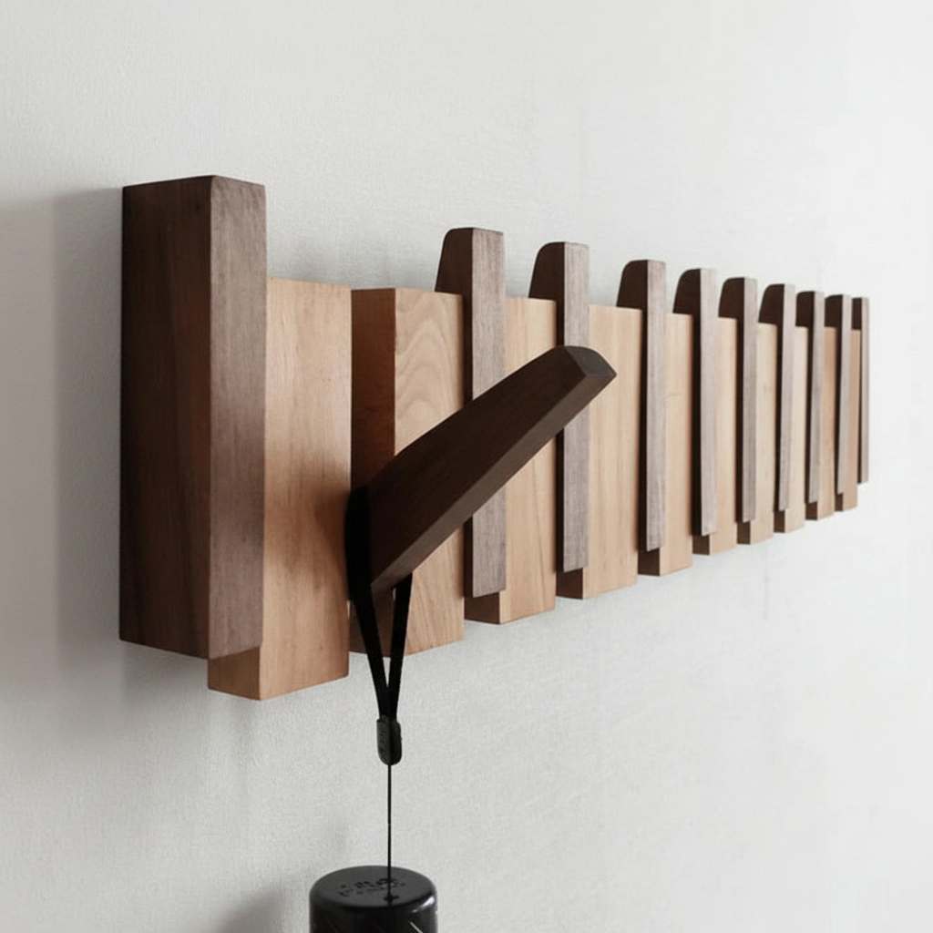 Maliben | Wooden Coat Rack For The Hall - Harmonyhook