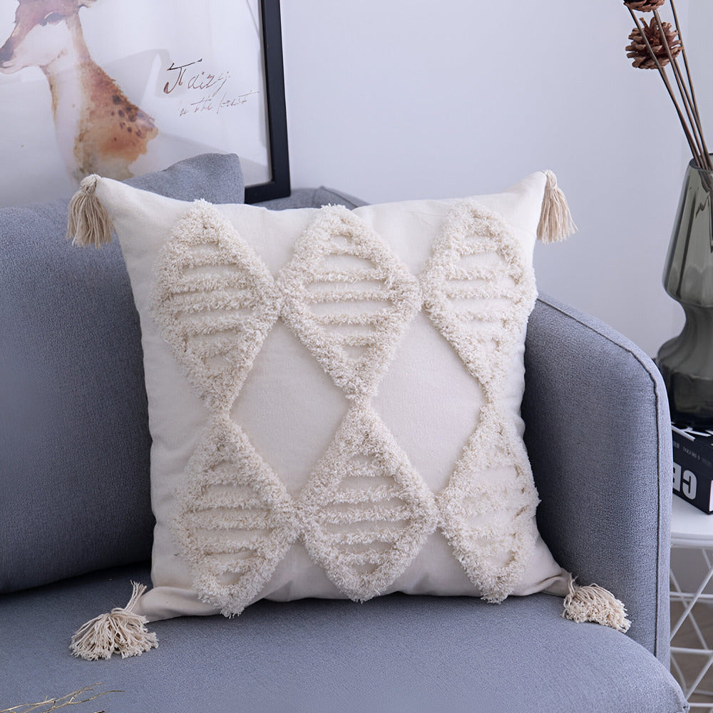 Maliben | Cotton Cushion Cover In Boho & Ibiza Style