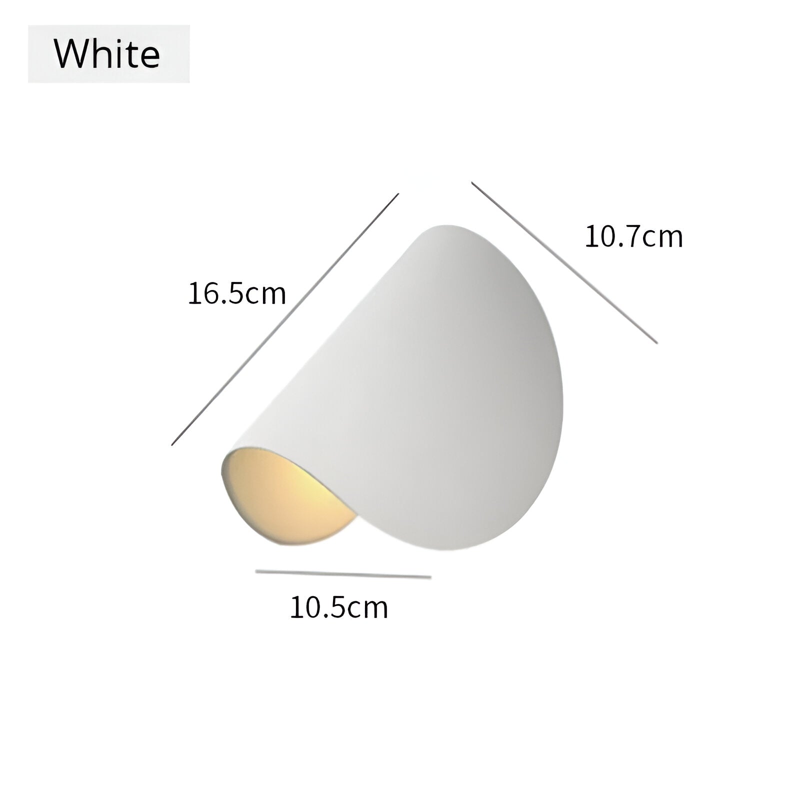 Maliben | Swivel Metal Wall Lamp With Curved Design, Ideal For Any Room