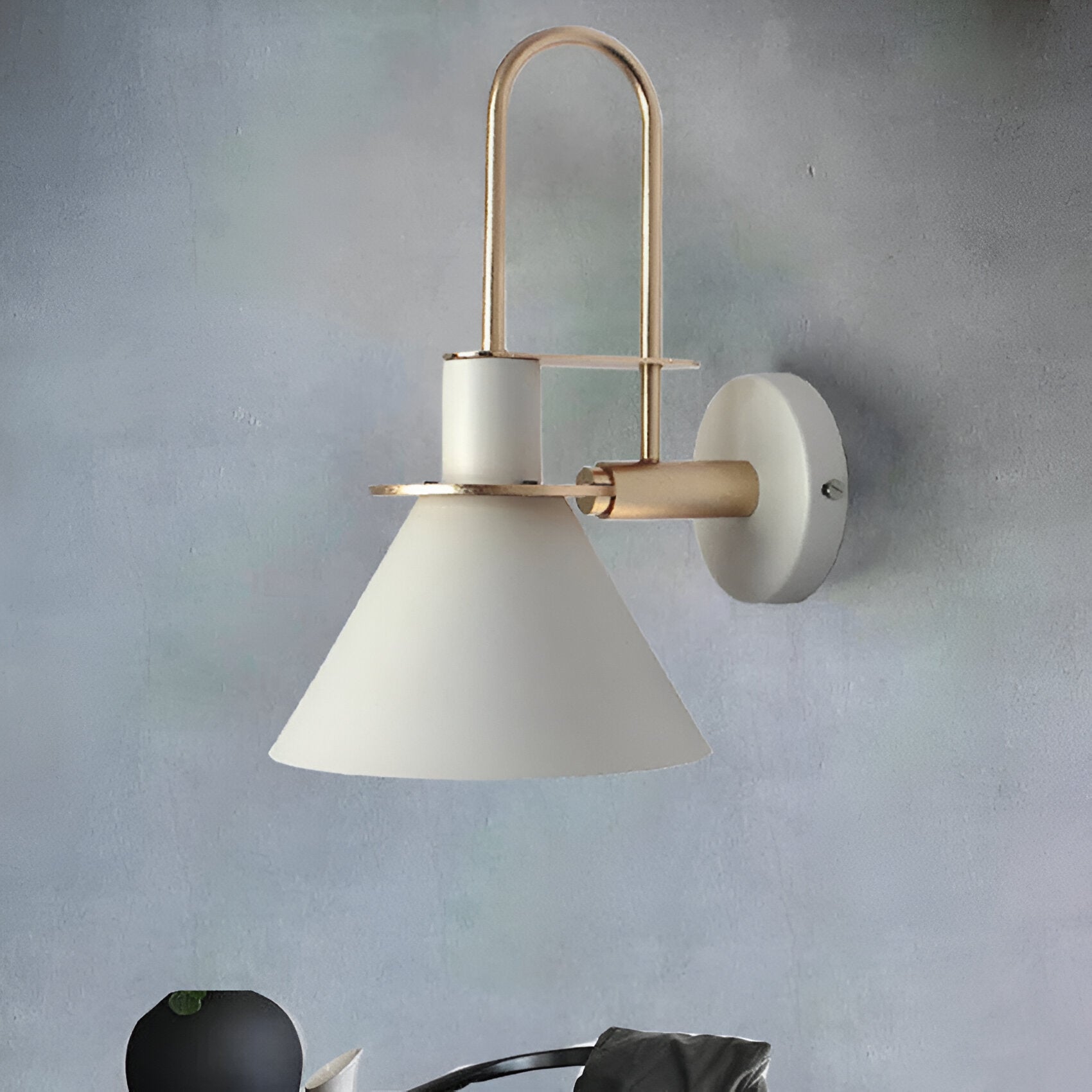 Maliben | Postmodern Led Wall Lamp With Trumpet Shaped Design