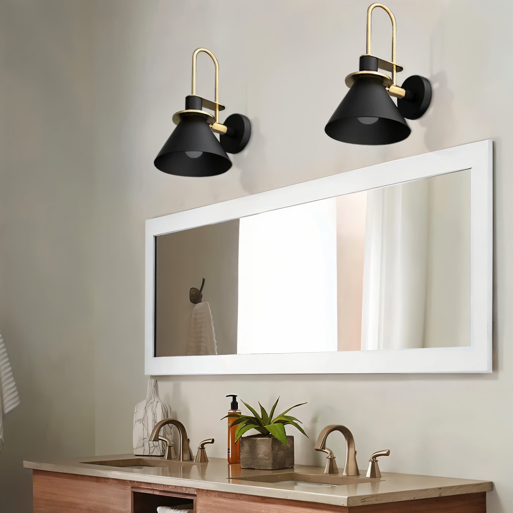 Maliben | Postmodern Led Wall Lamp With Trumpet Shaped Design