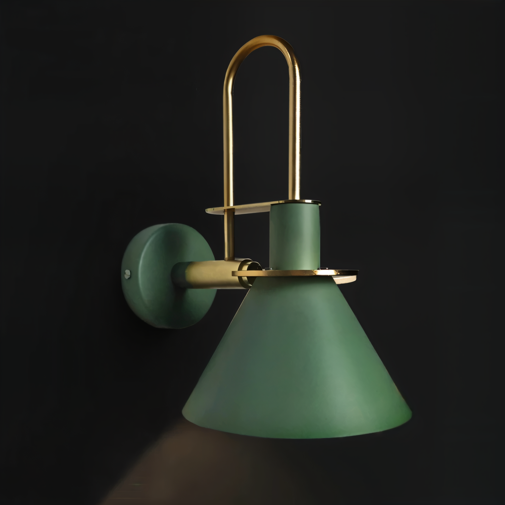 Maliben | Postmodern Led Wall Lamp With Trumpet Shaped Design