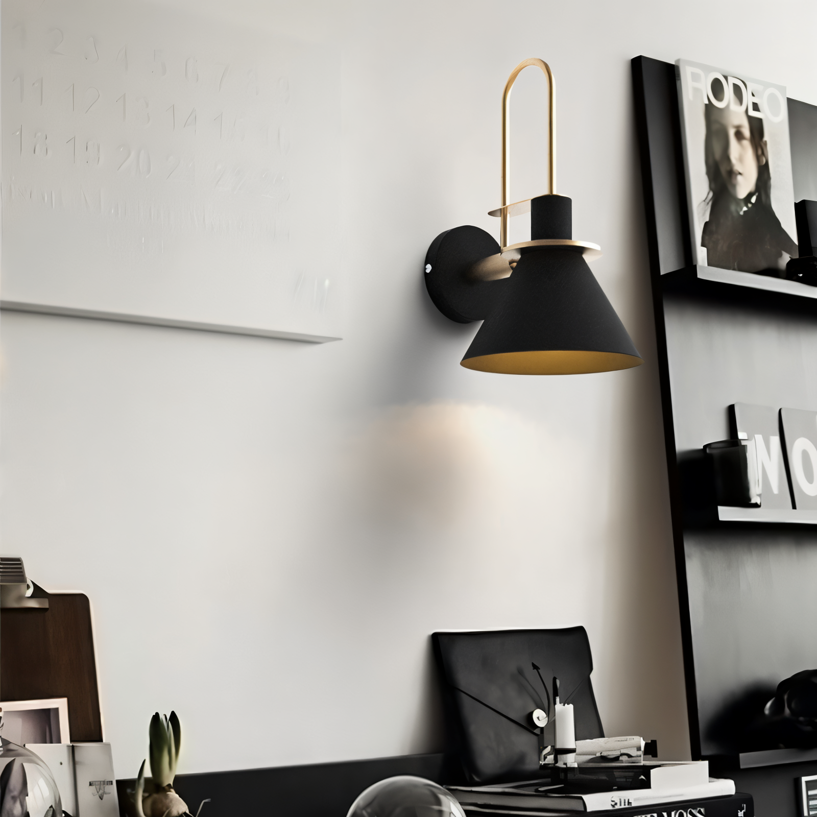 Maliben | Postmodern Led Wall Lamp With Trumpet Shaped Design
