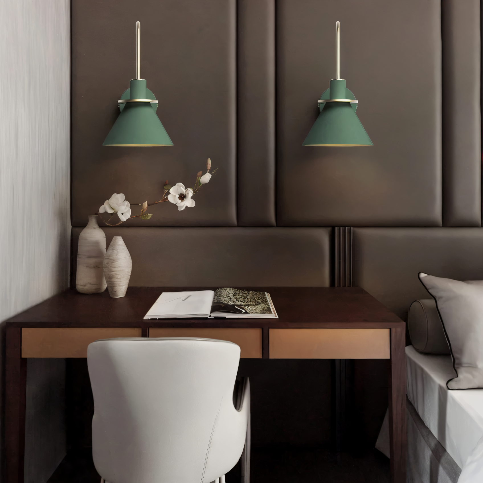 Maliben | Postmodern Led Wall Lamp With Trumpet Shaped Design