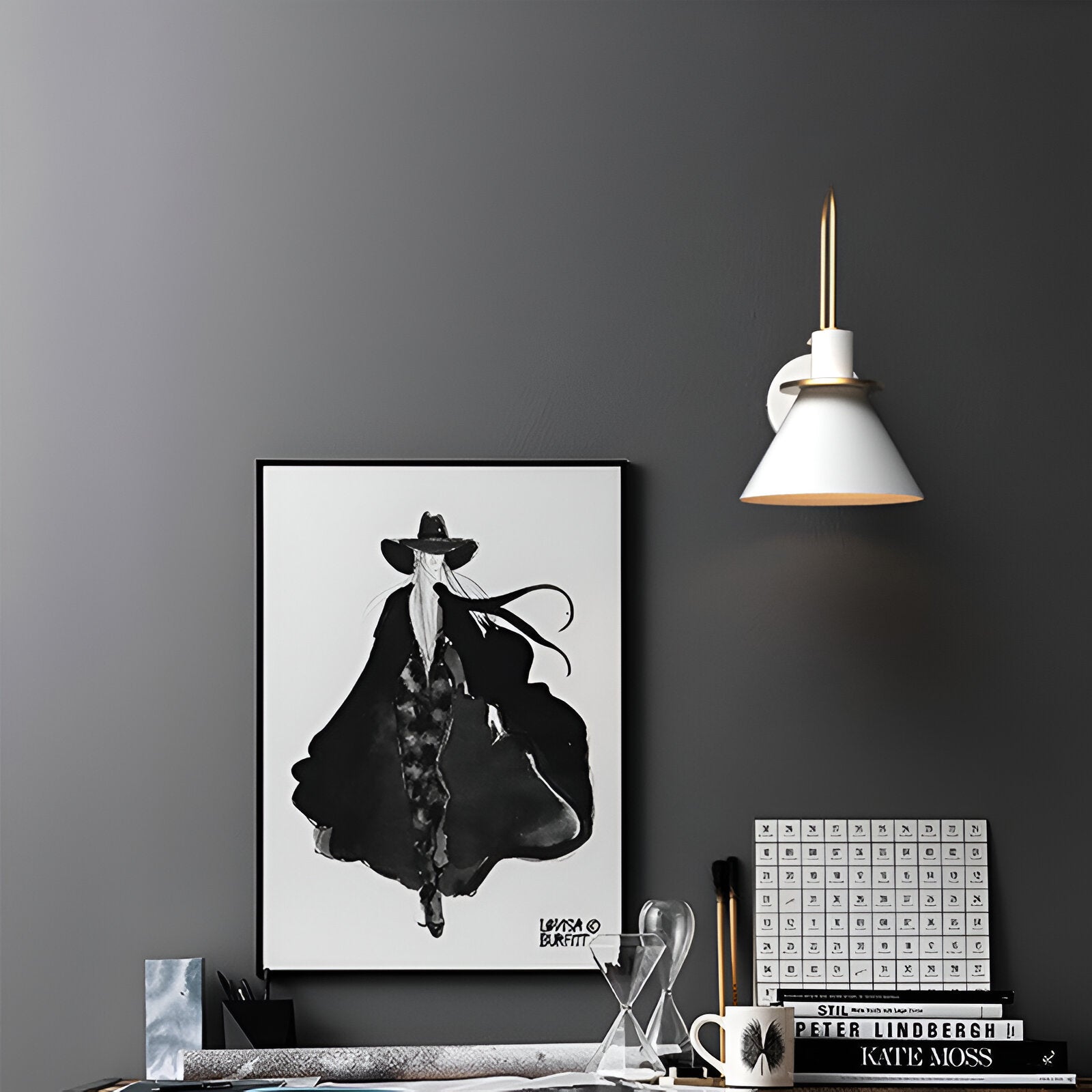 Maliben | Postmodern Led Wall Lamp With Trumpet Shaped Design