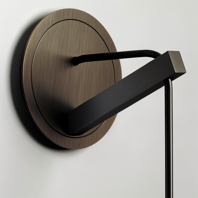 Maliben | Minimalist Wall Lamp With Smoke Glass – Orvane