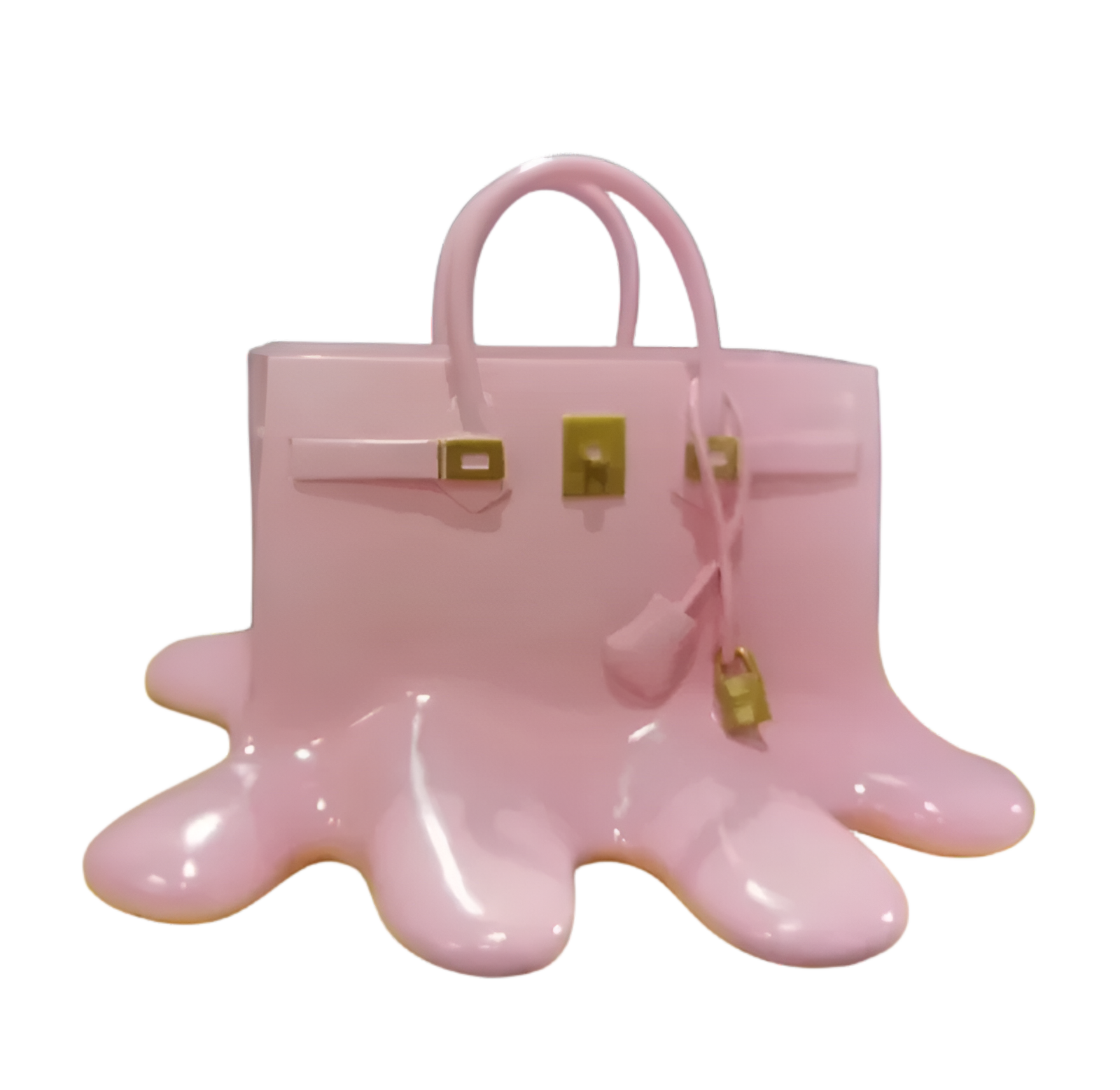 Maliben | Stylish ResIn Vase in Handbag Silhouette