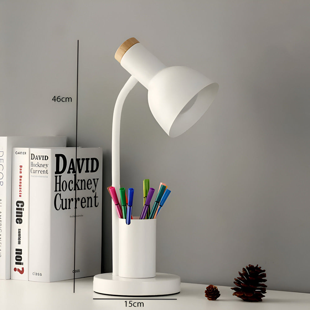 Maliben | Modern Led Table Lamp With Pen Holder