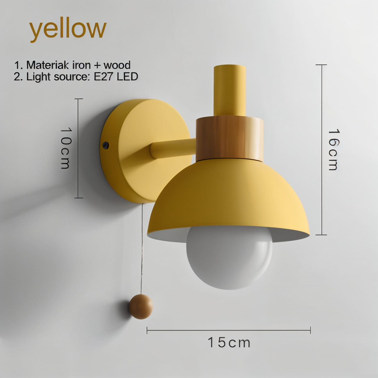 Maliben | Modern Macaron Wall Lamp - Elegant Lighting For Every Space