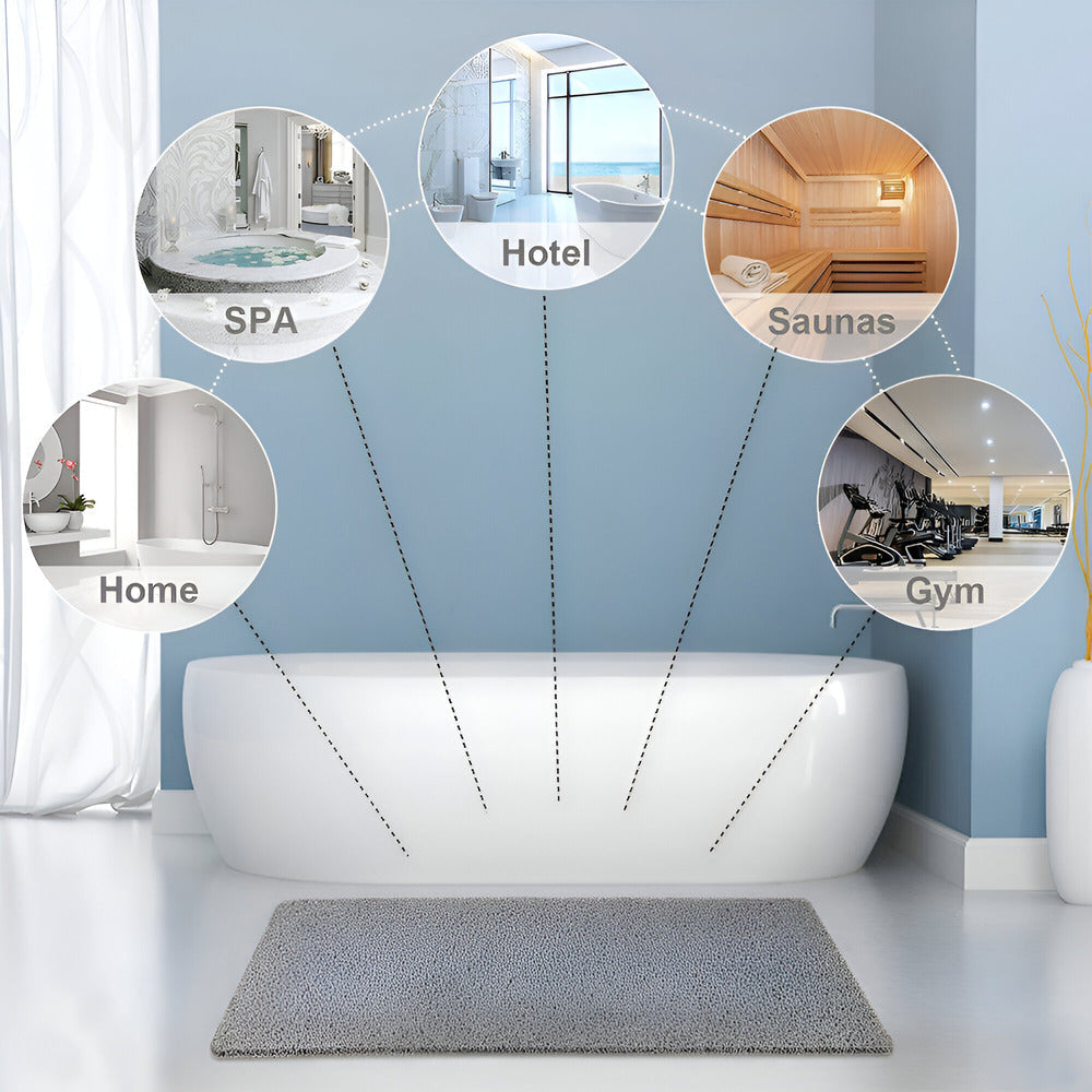 Maliben | Non-Slip Shower Mat With Soft Foot Support