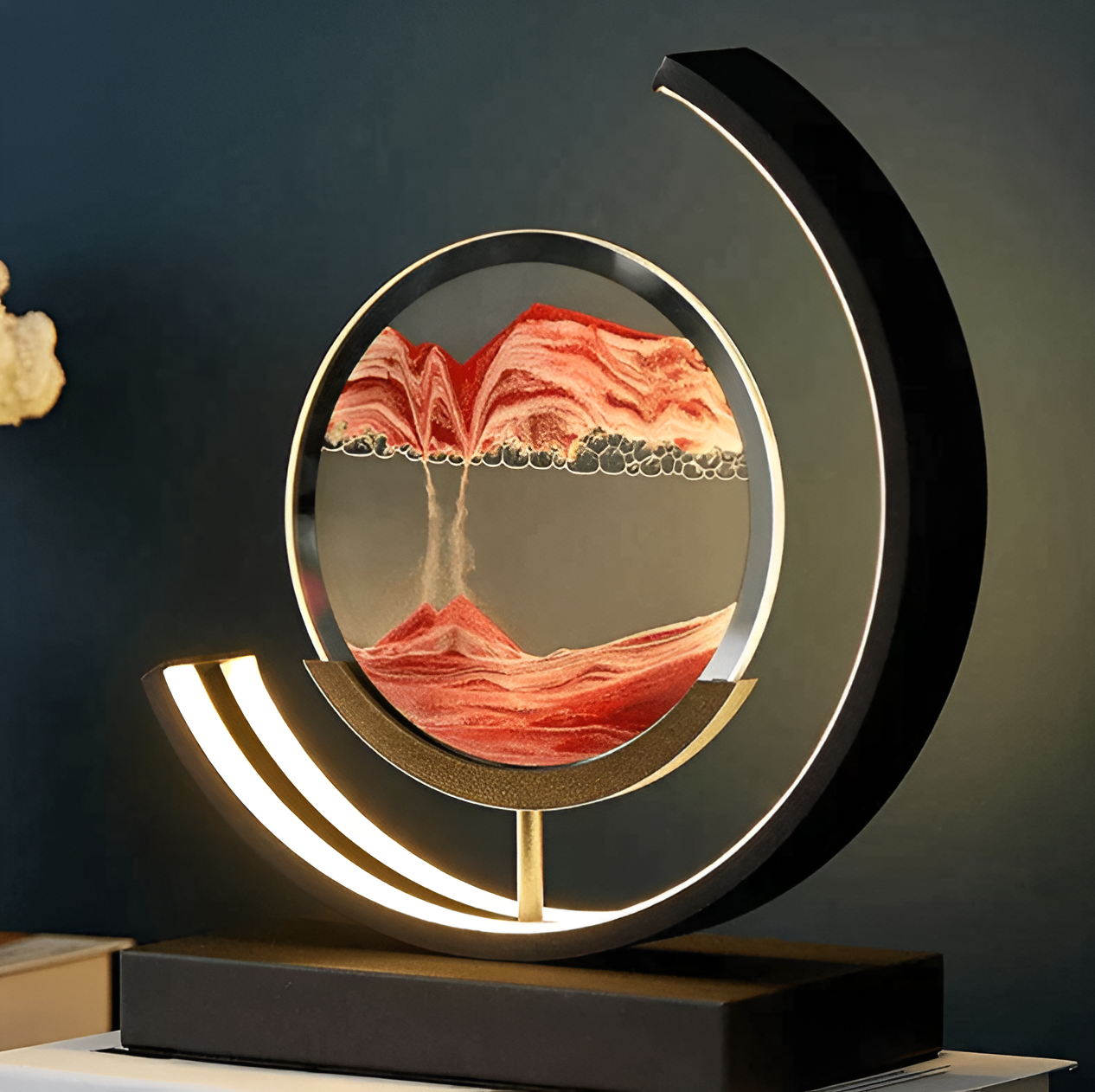 Maliben | Sand Glow Sand Lamp With Dimmable Remote Control