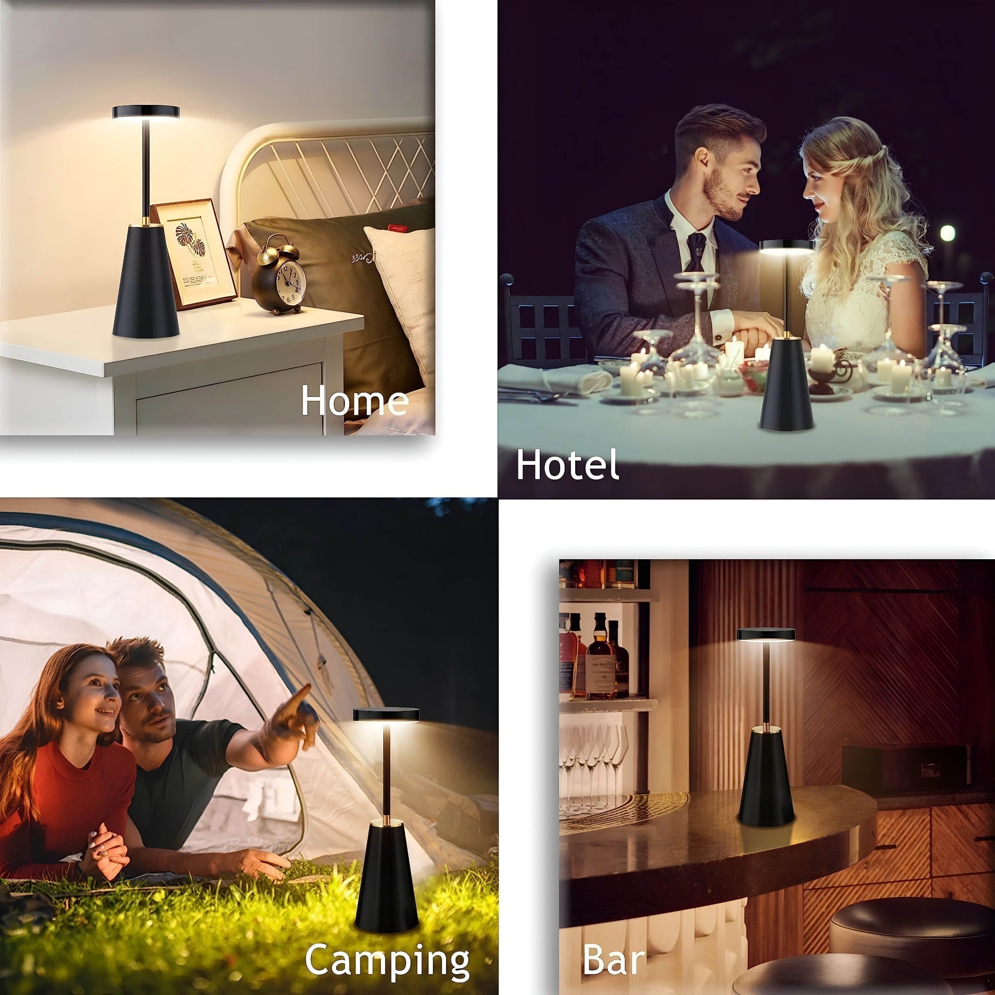 Maliben | Wireless Luxury Table Lamp Modern Dimmable Lighting