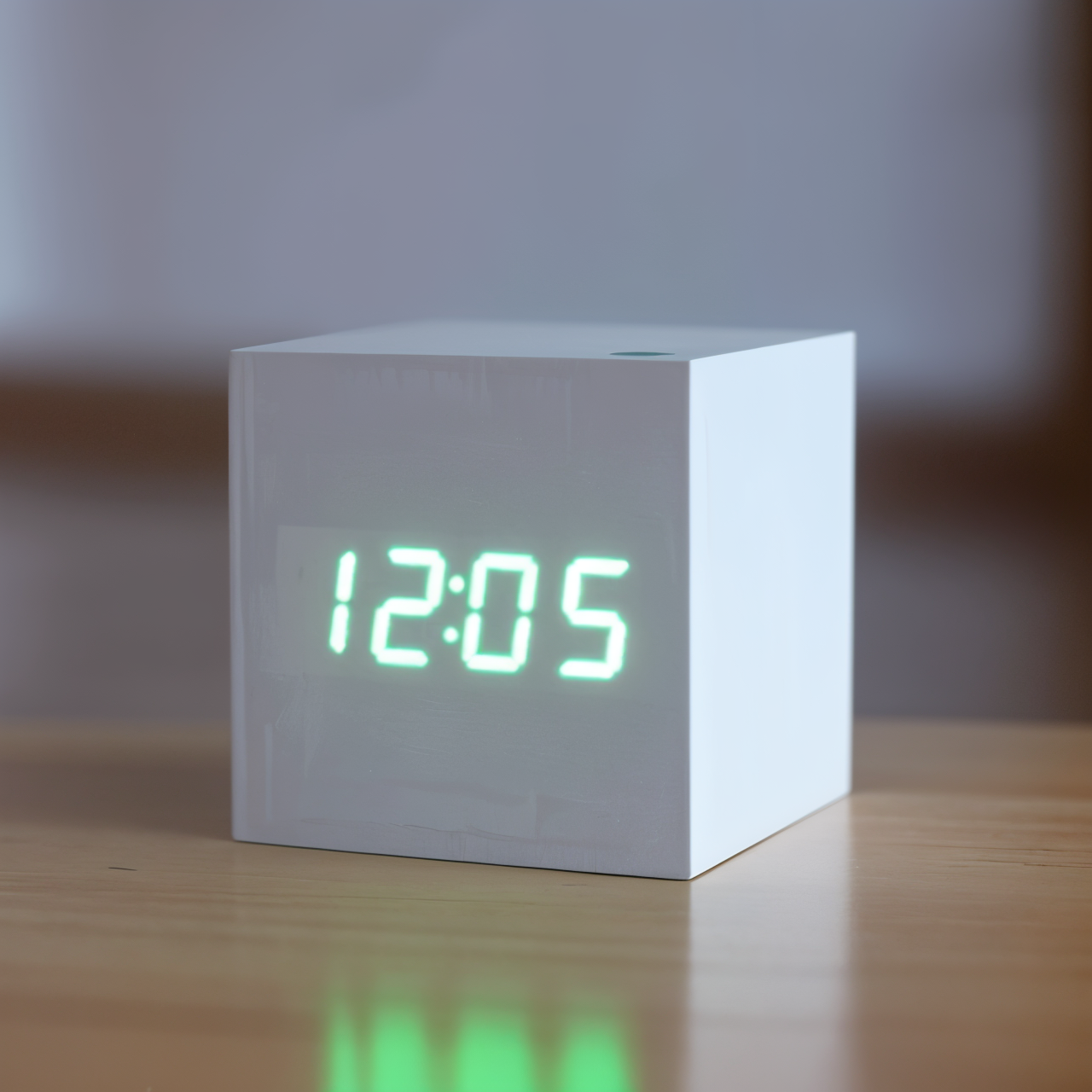 Maliben | Digital LED Clock - Cube Clock - Wooden Clock