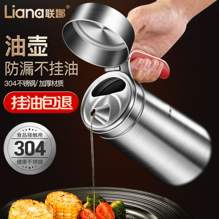 Maliben | Stainless Steel Oil Jug/Dispenser